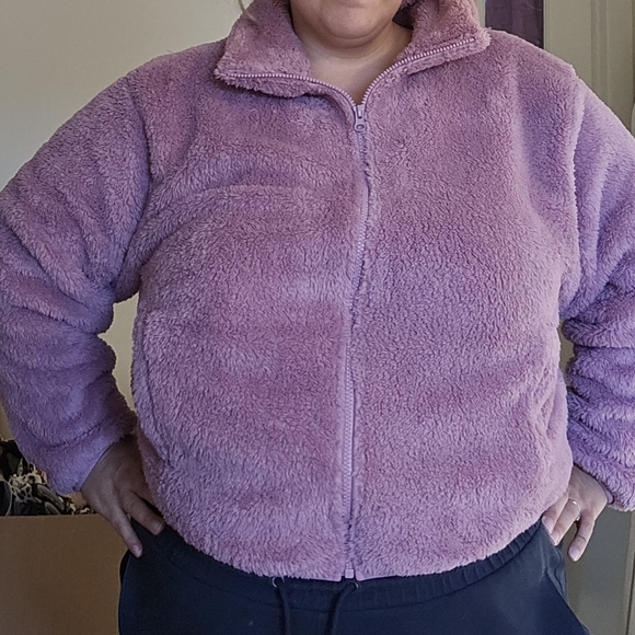 (2 for$60)Old Navy Sherpa Sweater Fuzzy Soft Zip up XL - Picture 3 of 14